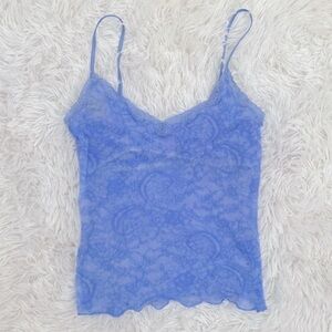 Y2K Victoria’s Secret micro mesh cami